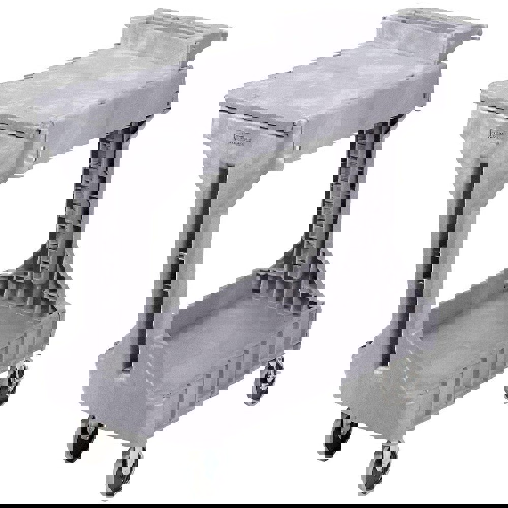 Standard Utility Cart: Plastic, Gray